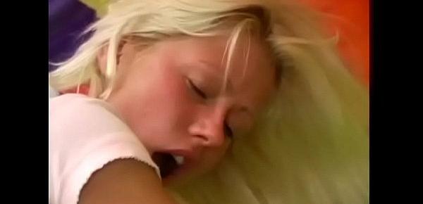  Aroused blonde young Merry cannot get enough